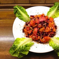 Orangen - rote Rüben - Salat