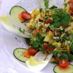 Ananas - Apfel - Salat