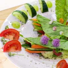 Ananas - Trauben - Kohl - Wraps