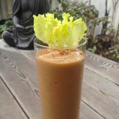 Apfel - Bananen - Carob - Smoothie