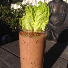 Carob - Pflaumen - Bananen - Smoothie