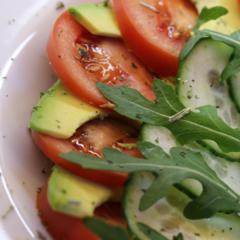 Avocado - Tomaten - Gurken - Snack