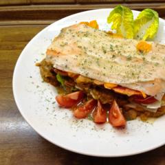 Rettich - Karotten - "Lasagna" mit Kiwi - Dattel - Sauce