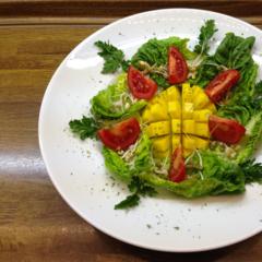 Mango an Baby - Salat mit Mungbohnen