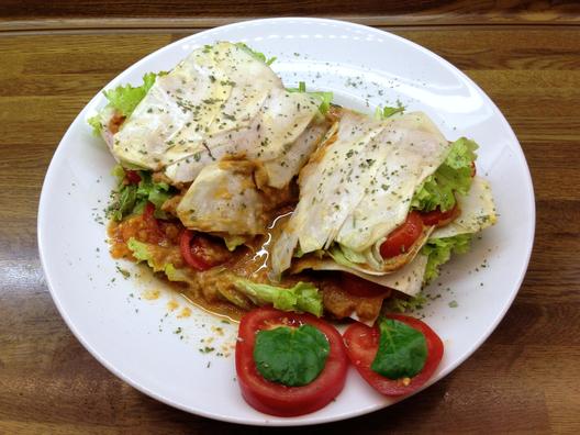 Rohost Lasagna mit Kiwi - Dattel - Sauce