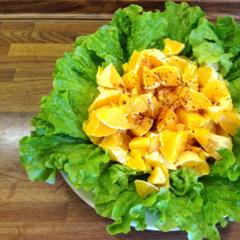 Orangen - Salat mit Carob