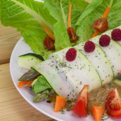Spargel - Nektarinen - Bananen - Rollen