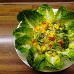 Gemischter - Mango - Salat